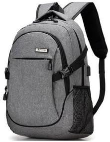 Laptop Backpack with external USB charge (Grey) Anti-theft ,Waterproof for Apple, Asus, Acer, Lenovo, HP, Dell