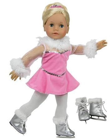 Amazon.com: 18 Inch Doll Clothes Ice Skating Outfit 5pc Set Made ... Amazon.com: 18 Inch Doll Clothes Ice Skating Outfit 5pc Set Made ...
