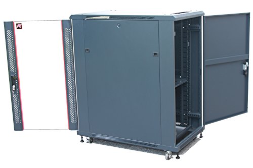 22U 39" Deep 19" IT Free Standing Server Rack Cabinet Enclosure + Bonus Free !!