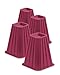Honey-Can-Do STO-01877 Stackable Bed Risers, 4-Pack, Pink