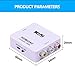 HDMI to RCA,HDMI to AV,1080P HDMI to 3RCA CVBs AV Composite Video Audio Converter Adapter Supports PAL/ NTSC for Amazon Fire TV Stick, Roku, Chromecast, Apple TV, PC, Laptop, Xbox, HDTV, DVD Etc