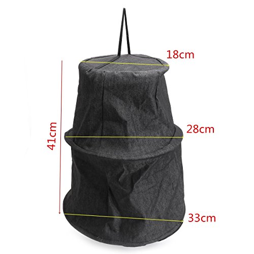 Katoot@ Cloth Bee Cage Black 3 layers Cage Shoot Wild Hooded Cage Insect Farm Animals Supplies Beekeeping Tools Apiculture Accessories