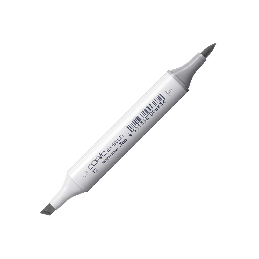Copic Sketch Coloured Marker Pen - (T-2) Toner Gray No.2, For Art & Crafts, Colouring, Graphics, Highlighter, Design, Anime, Professional & Beginners, Art Supplies & Colouring Books