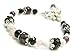 Stress Relief & Anti Anxiety Bracelet Featuring Natural Gemstones Rose Quartz, Amethyst, Black Onyx, Moonstone, Howlite, sleep aid, crystal healing for depression