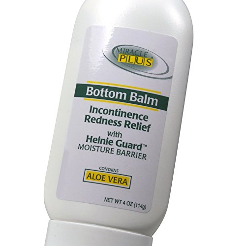 Miracle Plus Incontinence Cream. Bottom Balm Rash Relief Cream. 4oz