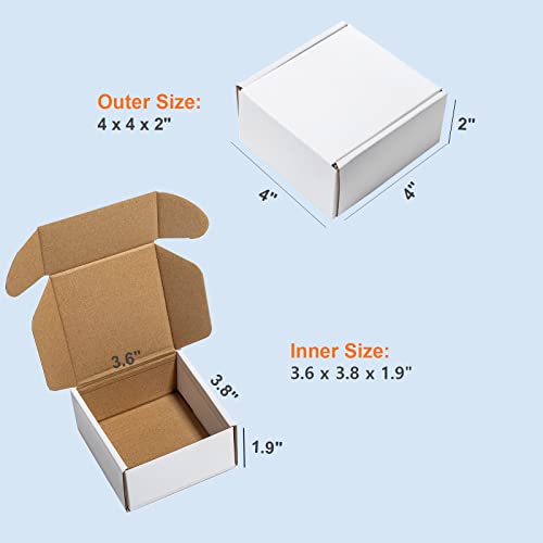 Wowxyz Shipping Boxes for Small Business 25 Pack White Mailing Boxes
