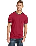 Port & Company PC54R 100% Cotton Ringer Tee