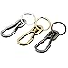 ALsmiley Carabiner Clip Retractable Ring Set Titanium Keychain Quick Release Hooks for Men Women