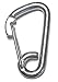 US STAINLESS Stainless Steel 316 Spring Hook Carabiner 1/2