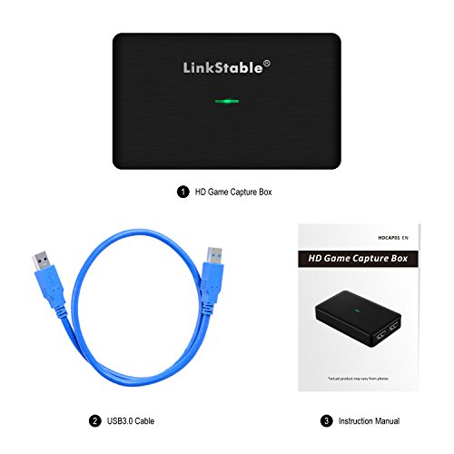 LinkStable-HD-Game-Capture-Card-1080P-60FPS-Live-Streaming-Game-Recorder-Device-for-PS4-Xbox-Wii-U-Gameplayer-USB-30-to-HDMI-Video-Audio-Converter