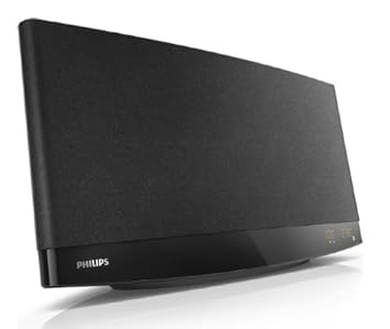 Philips MCM2250/12 Mini Stereoanlage mit CD/MP3-Wiedergabe (20 W RMS, USB Direct, Bassreflex, Wandmontage), schwarz