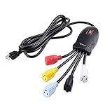 Cable Matters 5 Outlet Power Cord Splitter (Power Squid Outlet Multiplier) with Extra Long 10 Feet Power Cord and Color Coded Receptacles