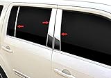 Made in USA! Works with 2009-2015 Honda Pilot 6PC Stainless Steel Chrome Pillar Post Trim