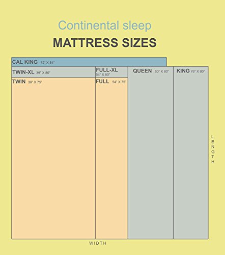 Continental Sleep 10 Medium Plush Innerspring Pillowtop Mattress and 4-inch Box Spring/Foundation Set, No Assembly Required Full Size