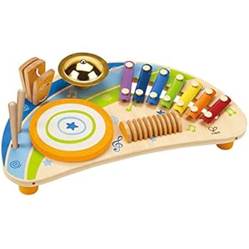 Award Winning Hape Mighty Mini Band Wooden Percussion Instrument