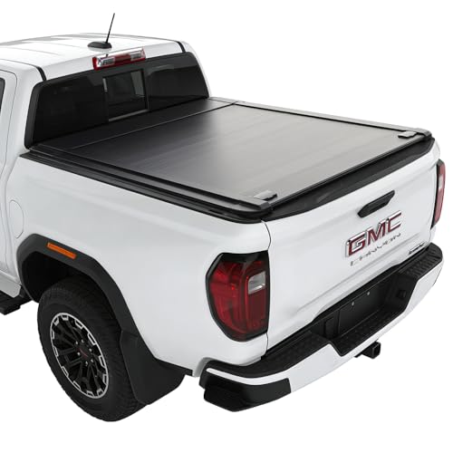 Syneticusa MB Retractable Tonneau Cover | 2015–2026 Colorado/Canyon 5'2" (62") Bed | 6063-T5 Aluminum | Double Lock | 3-Year Warranty | Waterproof Low Profile Hard Truck Bed Cover