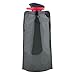 Brand Free Collapsible Water Bottle Carabiner in Slate Grey - 24oz BPA Free Travel Water Bottle - Lightweight, Portable, Foldable, Foldable, Hiking Water Bottle Camping, Sports, Outdoors