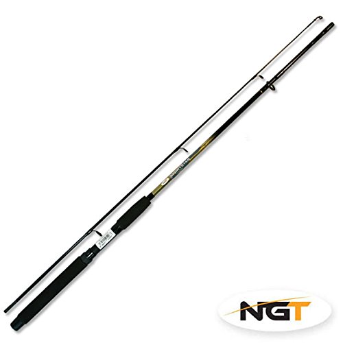 Spinner Set bis komplett mit 6 ft 2pc Rute & Rolle und 4 weichen Gummi Kunstköder hergestellt von NGT – Bild 5