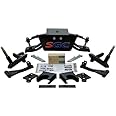 Golf Cart Tire Supply 6" Club Car DS Heavy Duty Double A-Arm Lift Kit (1982-2003 Gas & Electric with Metal Dust Covers on Hubs)