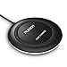 Fast Wireless Charger, PLESON Wireless Charger Cell QI Fast Wireless Charging Pad Stand for Samsung Galaxy S9 Plus S9+ S9 Note 8/5 S8 S8+ S8 Plus S7 Edge S6 Edge Plus,iPhone X 8 Plus 8-No AC Adapter