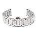 BABAN 18-24mm Stainless Steel Wrist Watch Band Strap Double Clasp Bracelet