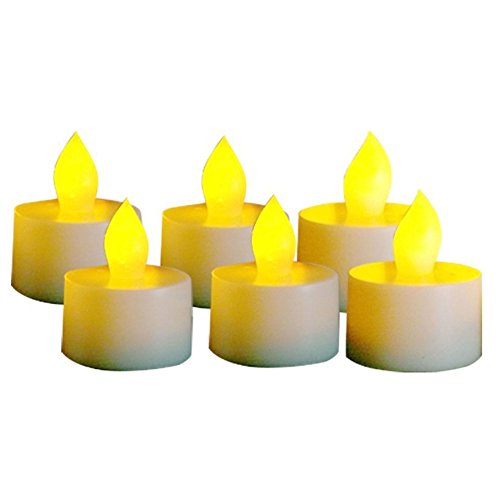 Ecogecko set of 6 indoor/outdoor tealight flameless led…