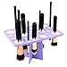 ESARORA Makeup Brush Dryer Rack, 26 Holes Makeup Brush Air Drying Organizer Folding Collapsible Air Drying Tower Brush Dryer (STYLE 2)