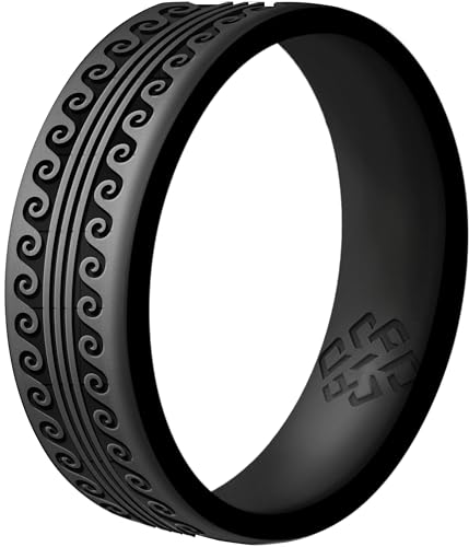 Knot Theory Warrior of Serenity Silicone Ring in