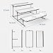 Sweese Three Tiered Serving Stand - Sturdier Food Server Display Rack with Rectangular Porcelain Platters/Trays for Parties …