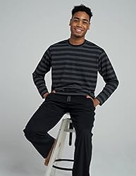 LAPASA Men's Soft Knit Pajama Sets Comfy Sleepwear