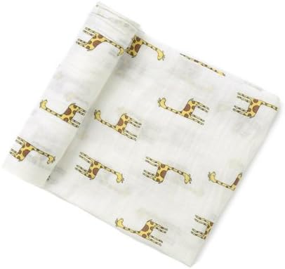 Swaddle Blankets 3-Pack - Large 100% Cotton Muslin Wrap - Jungle Jam Design - Perfect Set For A Baby Shower Gift - Soft Warm And Cozy 47x47 Inch Nursery Cloth - Unisex Original Infant Receiving Pod