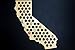 All 50 State Beer Cap Maps - California Beer Cap Map CA - Glossy Wood - Skyline Workshop