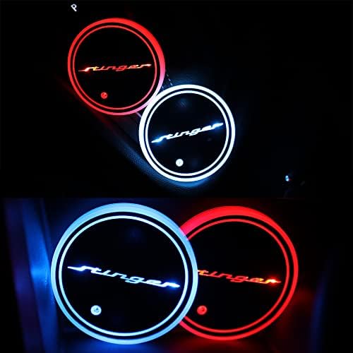 سعر Yuanxing LED Cup Holder Lights for Kia Stinger,Car Logo Coaster