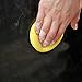 Sunnyglade 12 Pack Wax Applicator Pad 4-inch Super Soft Car Cleaning Yellow Round Car Foam Sponge Foam Applicator Pad, Pack of 12