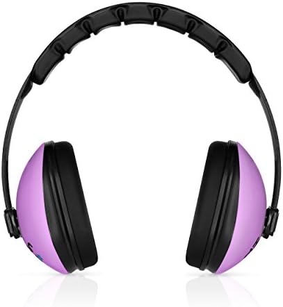 HearTek Kids Earmuffs Hearing Protection with Travel Bag- Junior Ear Defenders For Children, Padded Ear Protection, Baby, Infants - Adjustable Protector Noise Reduction Ear Muffs