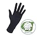 Browint Silk Glove Liners for Cold Weather Black Unisex Thermal Silk Gloves S M L XL XXL