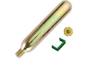 BKICKI Quality CO2 Rearming Kit Cylinder Cartridge Tank for Automatic/Manual Inflatable Life Jacket Lifejacket Life Vest Waist Pack Belt Lifesaving PFD 33 Gram