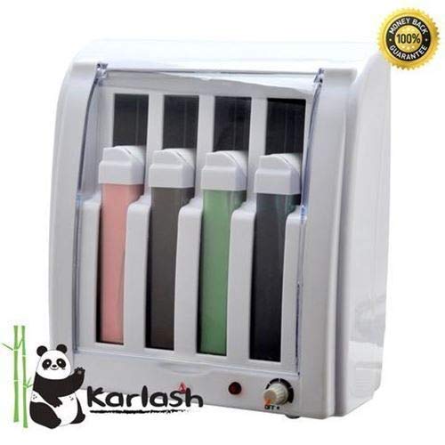 Karlash Roll On Electric Hot Depilatory Wax 4 Cartridge Heater Waxing Hair Removal Epilate