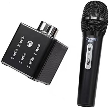 MONDORE The latest model Wireless Karaoke Portable Microphone Bluetooth 4.0 Speaker Separate type Apple iPhone Android Smartphone Handheld (Black)
