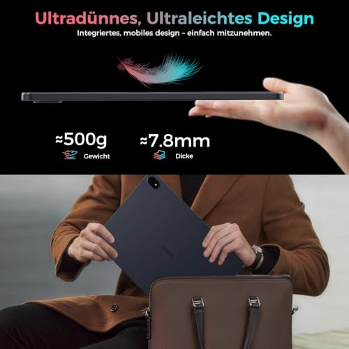 RebotAi 2026 Tablet 11 Inch Android 16 Tablets, 32GB RAM + 128GB ROM/1TB TF, 8000mAh Tablet Octa-Core 1920 x 1200 IPS, 5+13MP/Widevine L1/18W Quick Charge