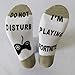 DDHHYH Do Not Disturb' I'm Playing Fortnite' Fortnite Fans Socks - Gift for That Gamer of Fortnite