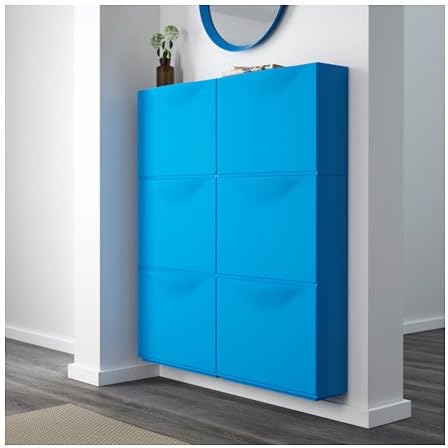 Ikea Trones Shoe Cabinet Storage Blue 3 Pack 3 Pack 51x39 Cm Amazon Co Uk Kitchen Home