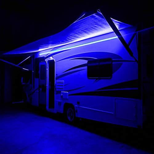 Seagenck RV Led Awning Party Light, Led Awning Strip Light for Camper Motorhome Travel Trailer