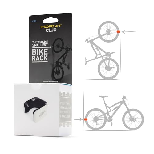 Hornit CLUG Bike Clip Indoor & Outdoor Bicycle Storage Rack & Mount System, 5 Sizes, Easy to install