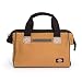 Dickies 12-Inch Durable Canvas Work Bag for Painters Carpenters and Builders Heavy-Duty Zipper Reinforced Handles Tan