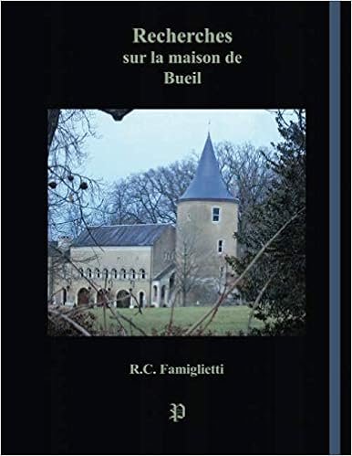 Recherches Sur La Maison De Bueil French Edition Famiglietti R C Amazon Com Books