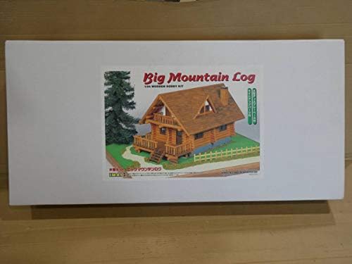 イマイ 124 ビッグ マウンテンログ 木製建築模型 未組立て ログハウス Imai 木製 正規品