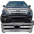 OC Parts Ford Explorer Chrome Front Grille - Fits 2011, 2012, 2013, 2014, 2015 Ford Explorer