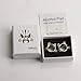 KUBOOZ(1 Pair Cute Slivery Kitten Ear Plugs Tunnels Gauges Stretcher Piercings