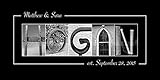 Personalized Alphabet Photography - Housewarming gift - Personalized Wedding gift - Family Name sign - 10x20 Unframed